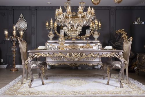 Gold Classic Dining Room Set